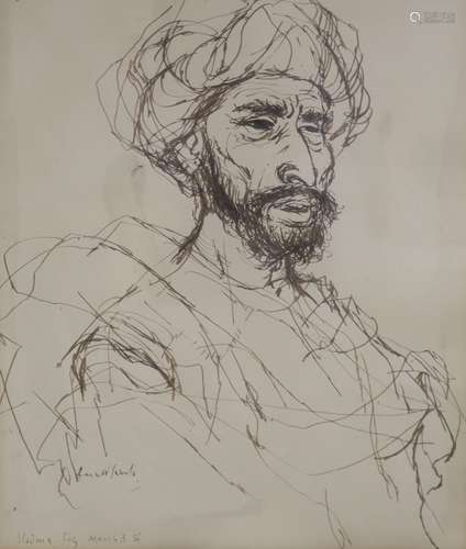 § Ronald Searle (1920-2011), pen and ink, 'Medina. Fez. Marc...