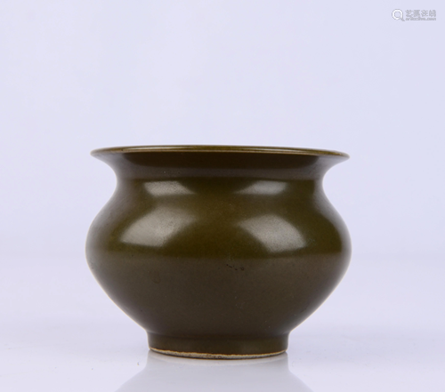 CHINESE TEA GLAZE BOWL WITH MARK