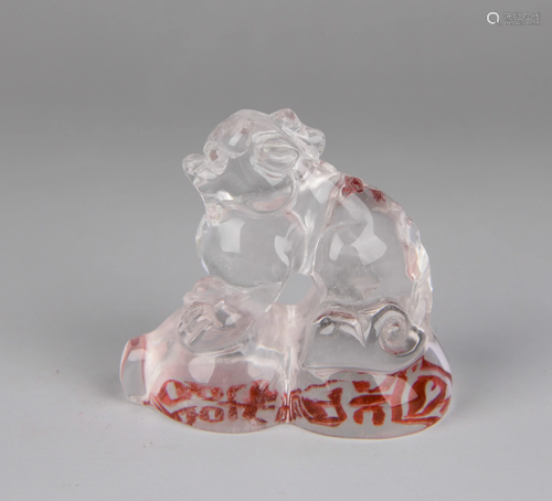 CRYSTAL BEAST BUTTON GOURD-SHAPED SEAL