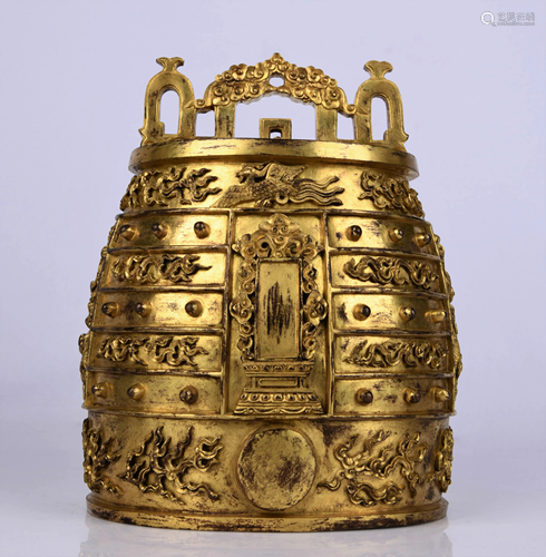 GILT BRONZE CHIMES