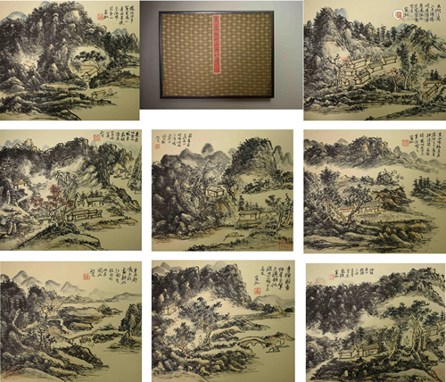 CHINESE PAITING LANDSCAPE ALBUM