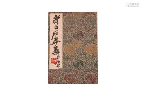 A CHINESE WOODBLOCK PRINT ALBUM OF WORKS BY QI BAISHI.