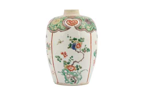 A CHINESE FAMILLE VERTE JAR.