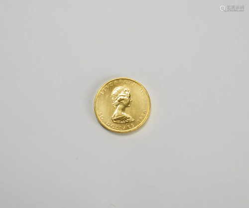 Canada Gold Maple Leaf Coin