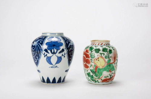 Qing - A Sancai â€˜Lion And Flowerâ€™ Small Jar