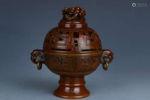 Old Collection. Tianhuang Stone Incense Burner
