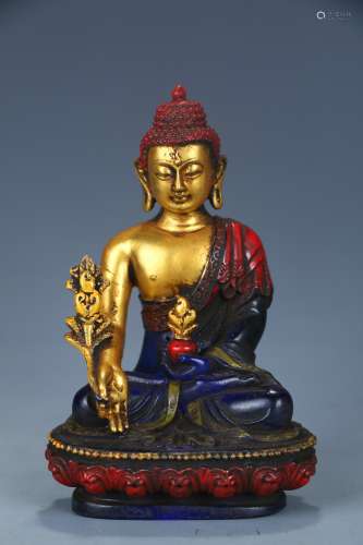 Coloured Glaze Buddha