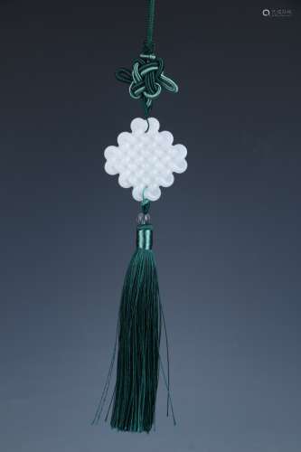 Hetian Jade Chinese Knot Pendant