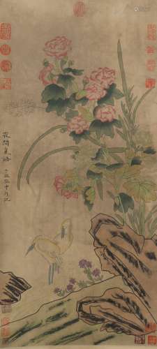 Flowers and Birds by Zhang Zhong