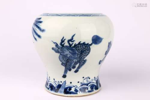 Blue-and-white Zun Vessel