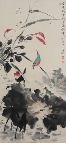 Flowers and Birds by Wang Xuetao