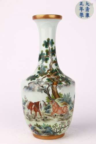 Famille Rose Vase