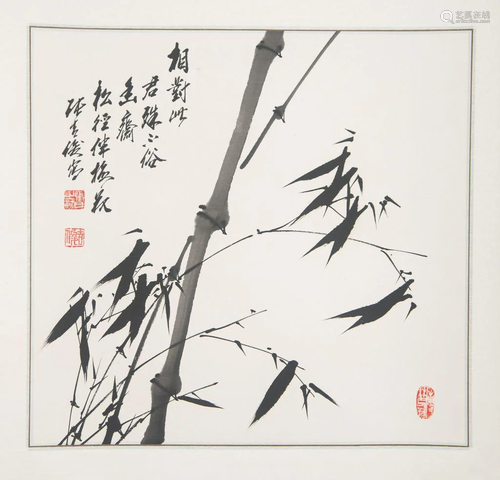 BAMBOO PAINTING BY ZHANG JI JUN