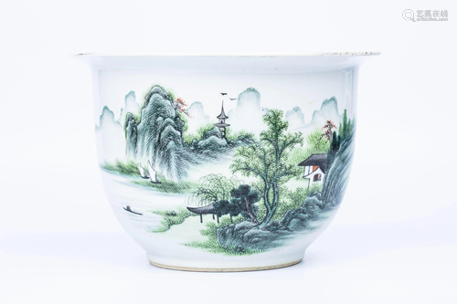 REPUBLIC OF CHINA LANDSCAPE FLOWERPOT