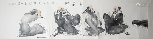 PAINTING BY HENAN ARTIST XIONG XIAO DONG (1967-?)