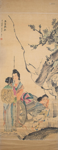 PAINTING BY SHANGHAI ARTIST QIAN HUI AN (1833-1911)