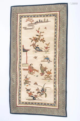 LATE QING DYNASTY EMBROIDERY