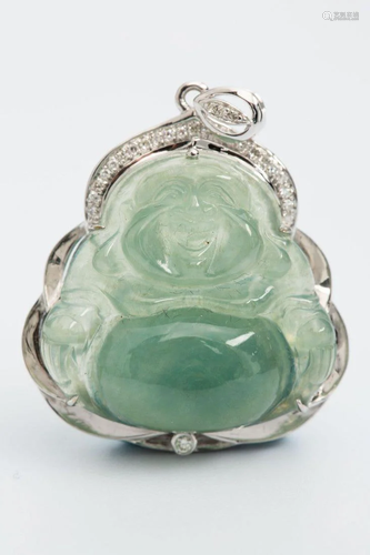 PLATIUM JADEITE MAITREYA