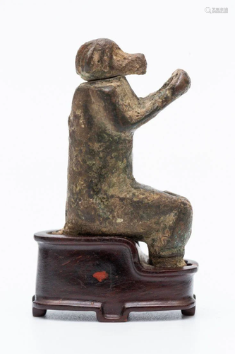 WARRING STATES PERIOD FIGURE ORNAMENT