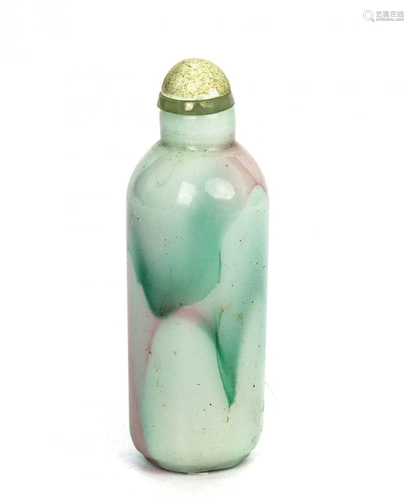 19TH CENTURY GLASS SNUFF BOTTLE