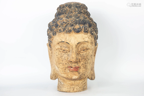 20TH CENTURY WOODEN BUDDHA