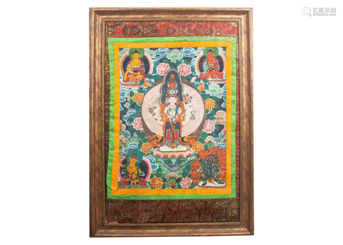 20TH CENTURY TIBETAN THANGKA