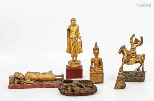 A SET OF ASIAN BUDHHA