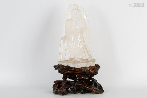 19th CENTURY NATURAL CRYSTAL FIGURE