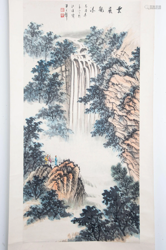 A CHINESE PAINTING BY HUANG JUNFENG