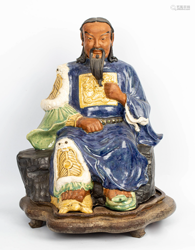 LATE QING DYNASTY STATUE OF ZHENWUGOD