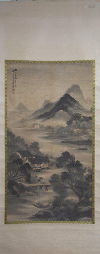 QING DYNASTY PAINTING BY WU SHI XIAN