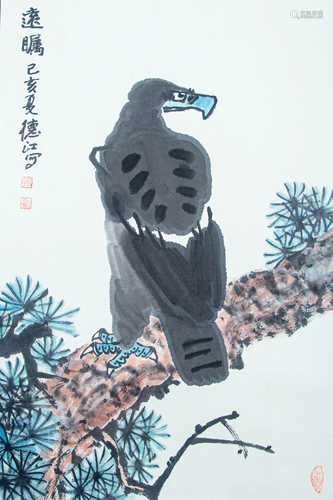 A CHINESE PAINTING BY DE JIANG