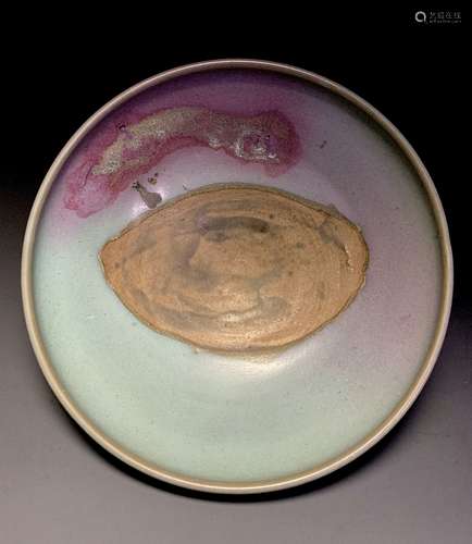 Jun kiln purple-spotted bowl