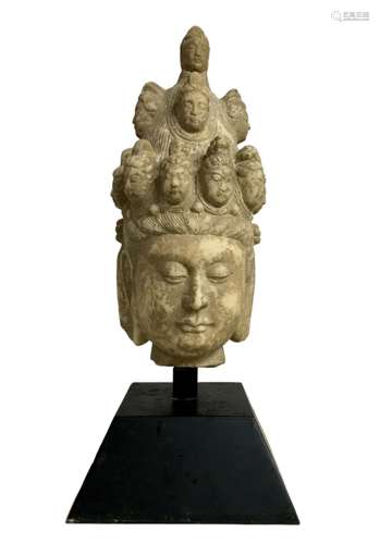 Head of White Jade Bodhisattva