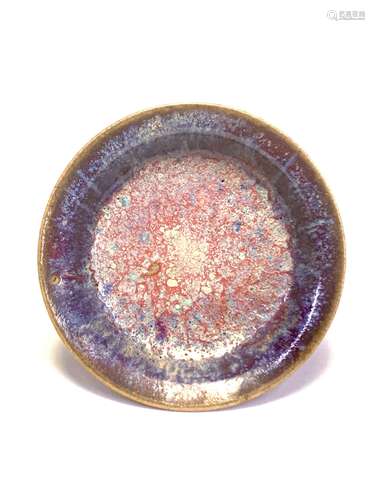 Jun kiln purple-spotted dish