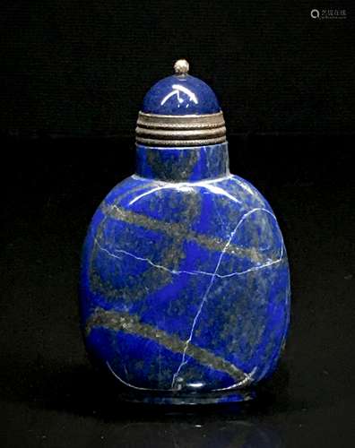 Lapis Lazuli Plain Snuff Bottle