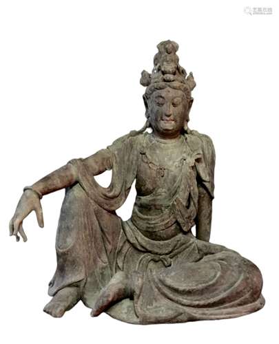 Woodcarving Freedom Guanyin Statue