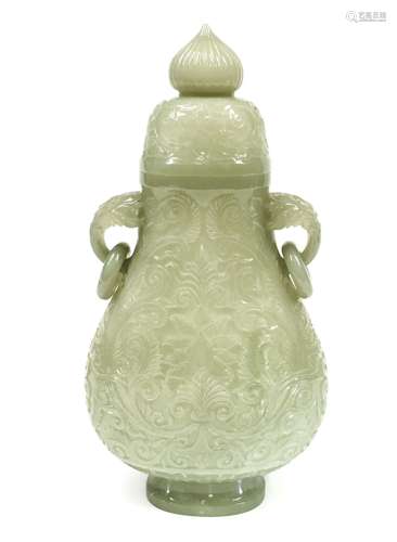 White Jade Bottle with Thin Tire Curly Straw Cap