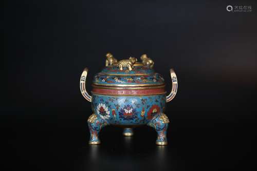 16TH century，Cloisonne Incense Burner