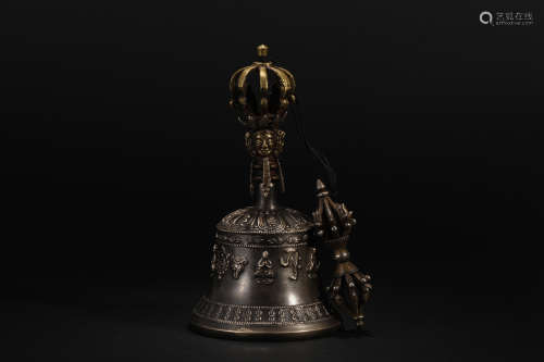 Bronze Vajra Bell Bell in Qing Dynasty
