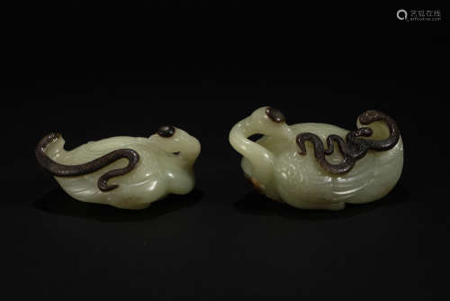 Hetian Jade Goose in Han Dynasty