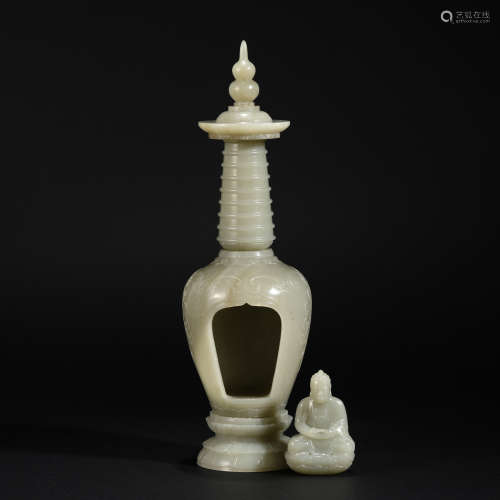 Hetian Jade Stupa in Qing Dynasty