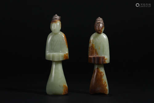 Hetian Jade Figurines in Han Dynasty