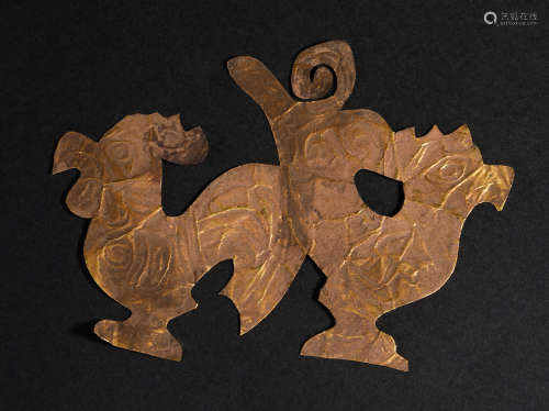Gold made people. Birds in Western Zhou Dynasty