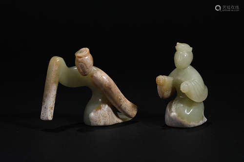 Hetian Jade Figurines in Han Dynasty