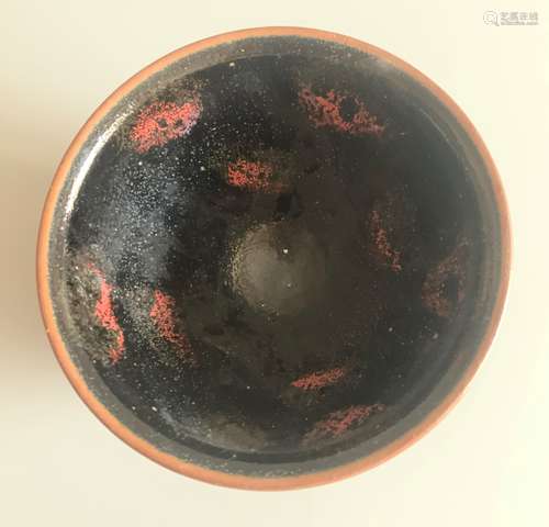 CHINESE HAIR FUR BOWL, D12.5CM H 7CM