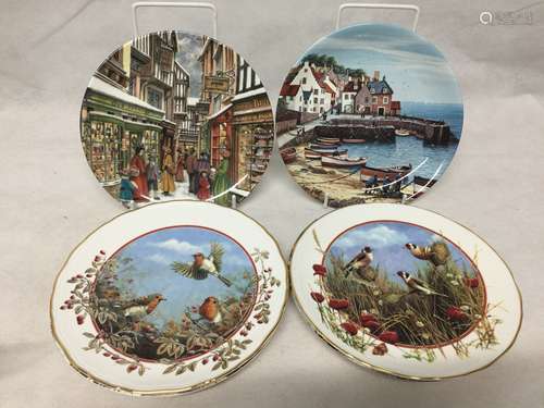 6 ROYAL DOULTON AND POOLE COLLECTOR PLATE ,D 22CM