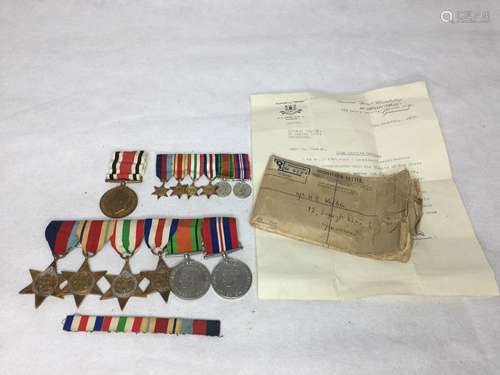 A MIXED LOT OF MEDALS, INCLUDING 1939-45 STAR; THE ITALY  ST...