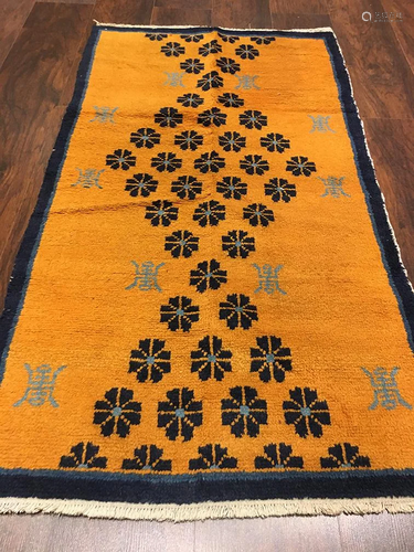 Vintage Tibetan Rug 2'7'' X 5'3''