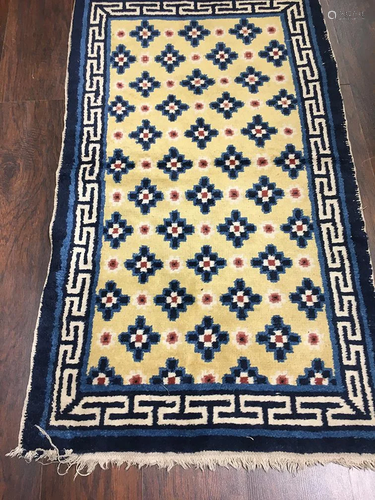 Vintage Tibetan Rug 2'4'' X 4'8''